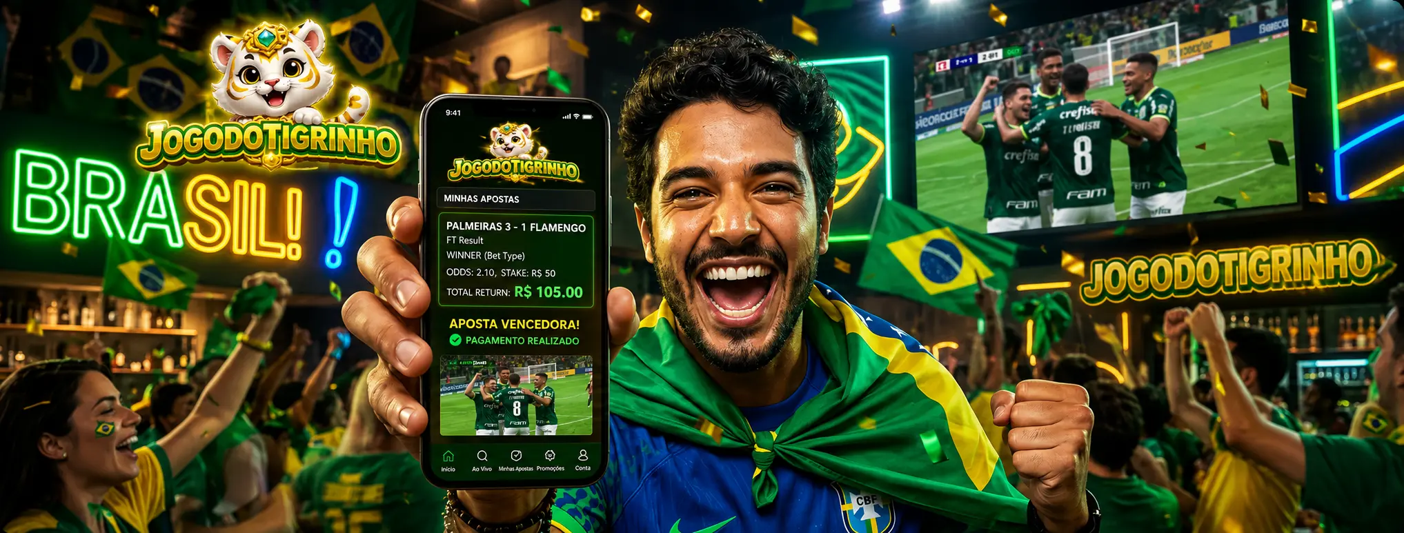 Jogo do Tigrinho Cassino Hero Banner